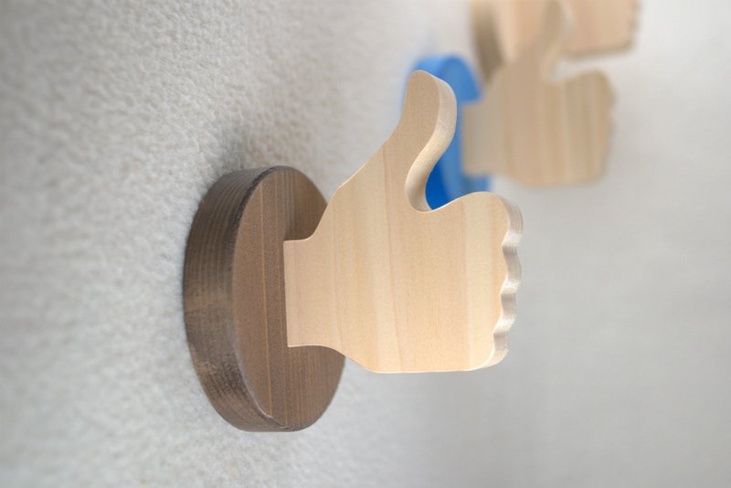 Good luck! Hanger hook Wall hanger - 墙贴/壁贴 - 木头 咖啡色