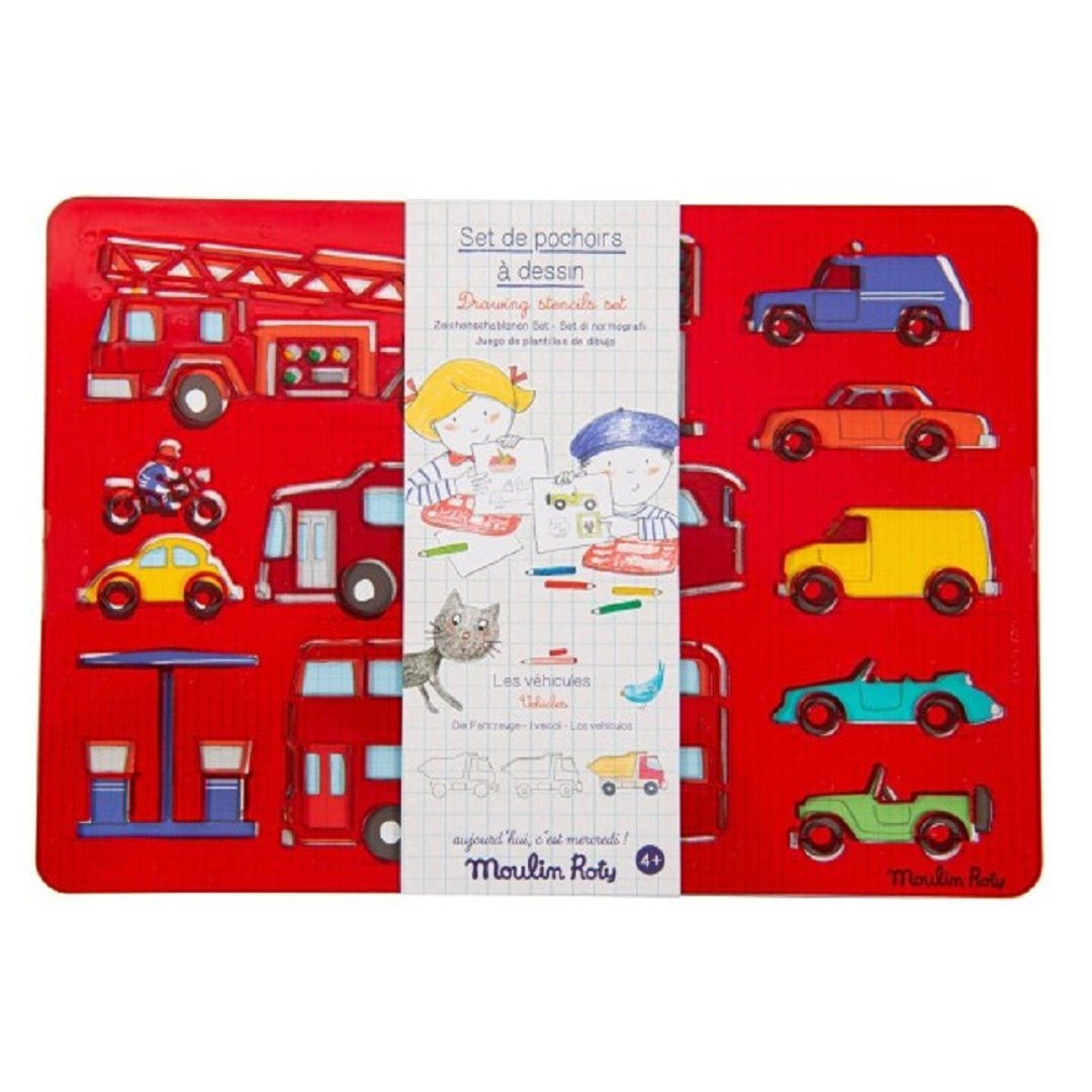 Moulin roty 图案绘画板-交通工具 - 玩具/玩偶 - 塑料 