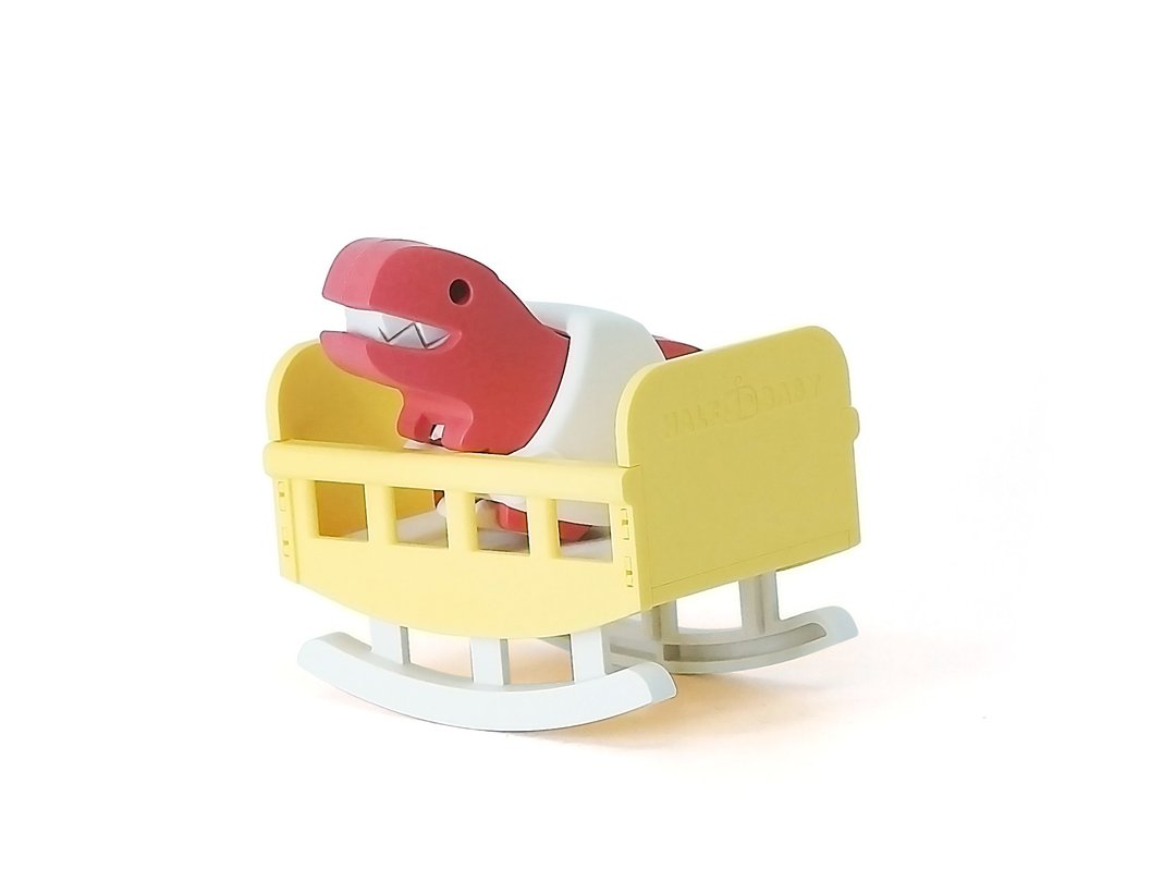 Halftoys Baby Dino 暴龙STEAM教育玩具 - 摆饰 - 塑料 红色