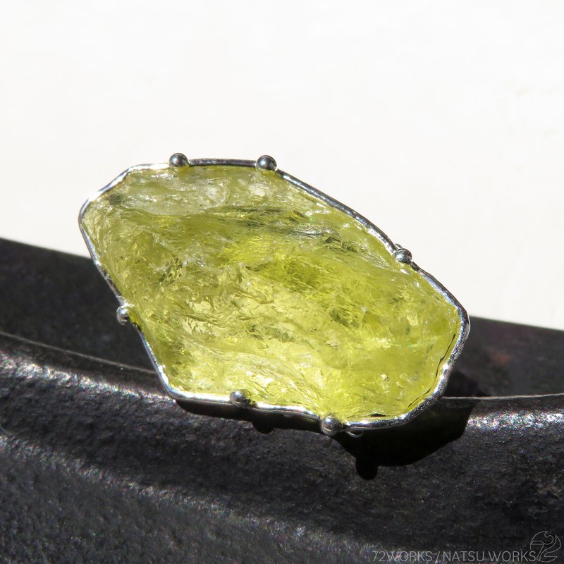 Lemon Quartz Ring - 戒指 - 宝石 黄色
