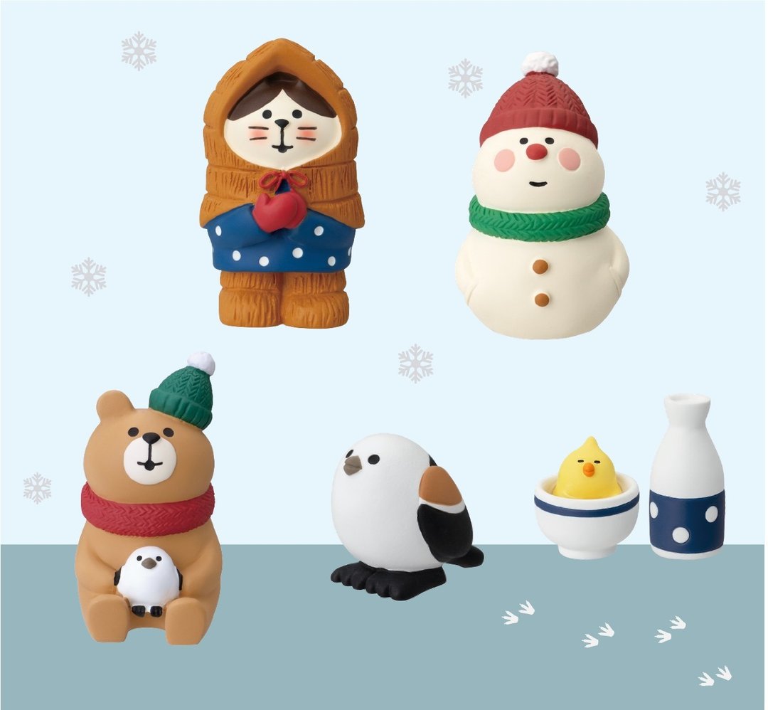 冬季限定 | 浪漫的冬雪 DECOLE concombre - 玩偶/公仔 - 树脂 多色
