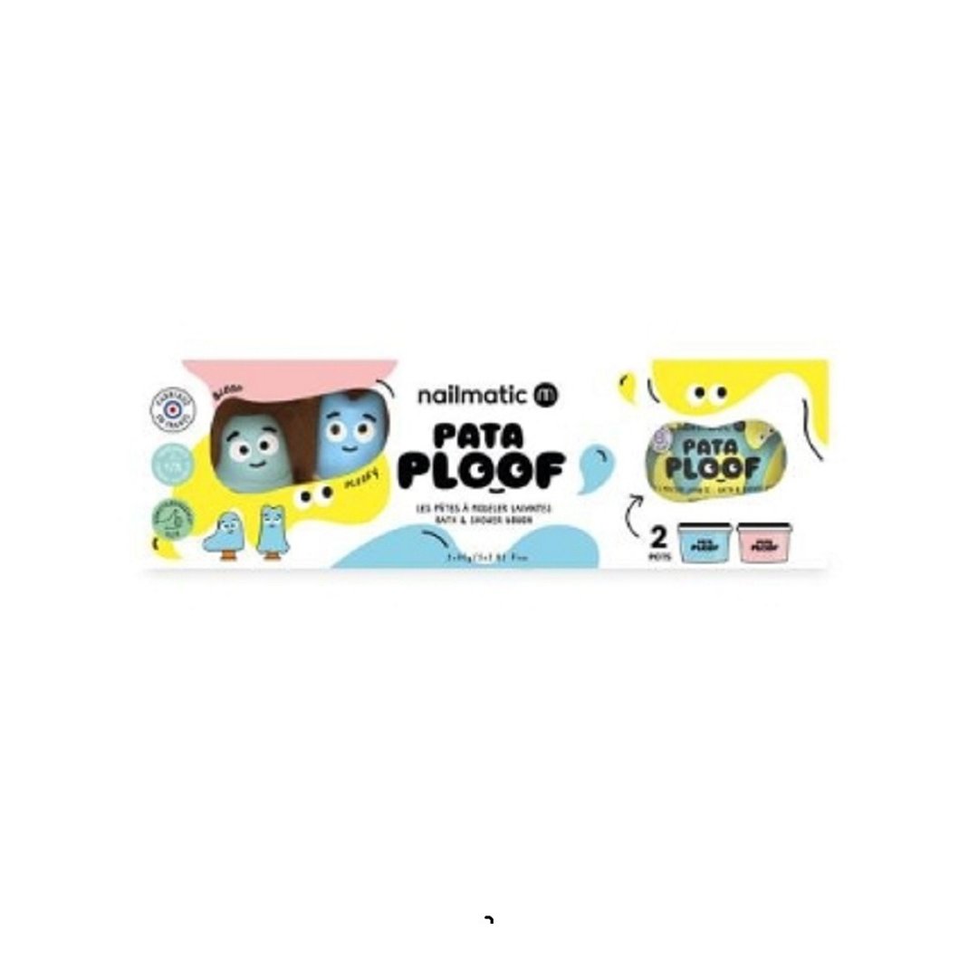 nailmatic PATAPLOOF扭扭捏捏DIY沐浴黏土套组-粉蓝 - 玩具/玩偶 - 粘土 多色