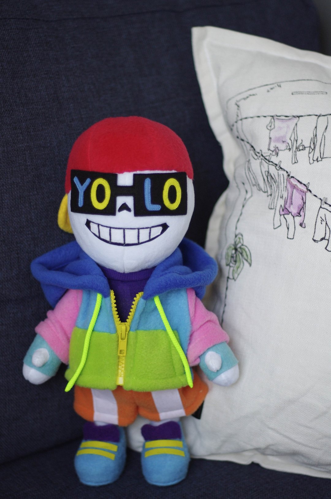 Fresh Sans Undertale AU Underfresh Collectible Doll | First Version - 玩偶/公仔 - 聚酯纤维 多色