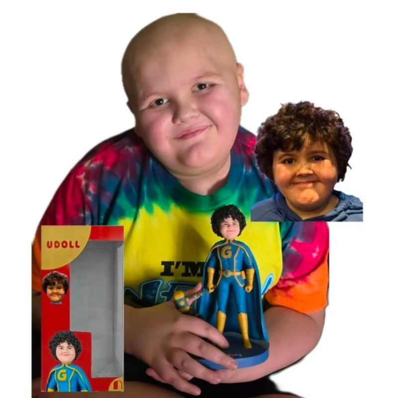 客制化人物公仔 儿童 人偶 3D 人像 肖像画 订制 似颜绘 生日 20 - 玩具/玩偶 - 粘土 多色