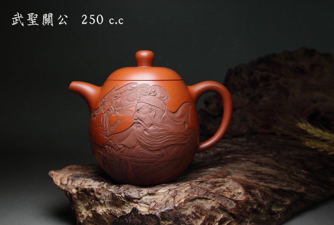 【武圣关公】单件独家收藏 程刚&吴振达 大师合作 250cc - 茶具/茶杯 - 陶 灰色