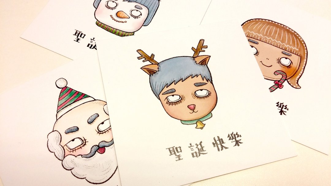 TMY_ 圣诞卡_Xmas Card - 卡片/明信片 - 纸 多色