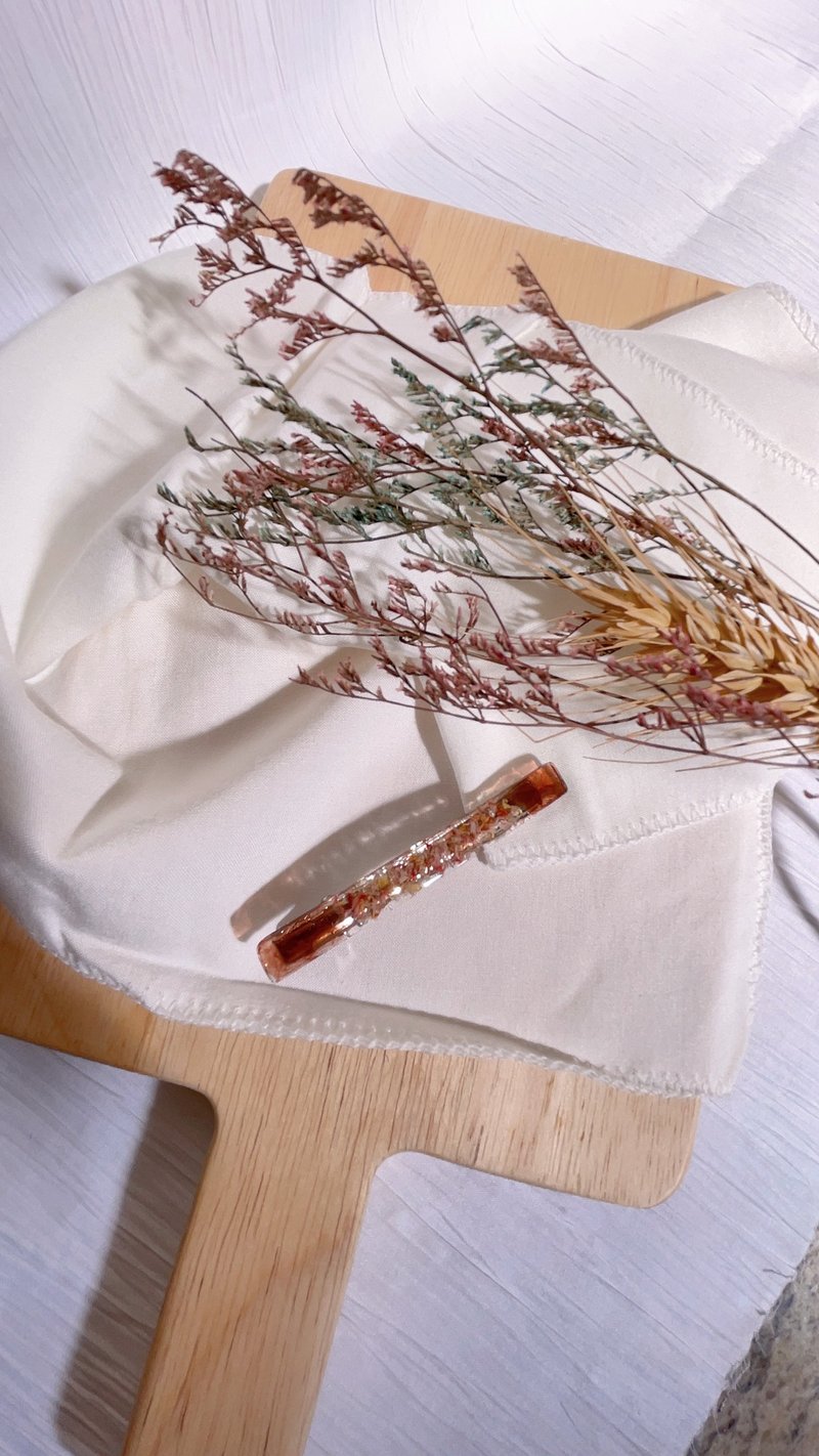 复古碎花小珍珠发夹 - 发饰 - 其他材质 