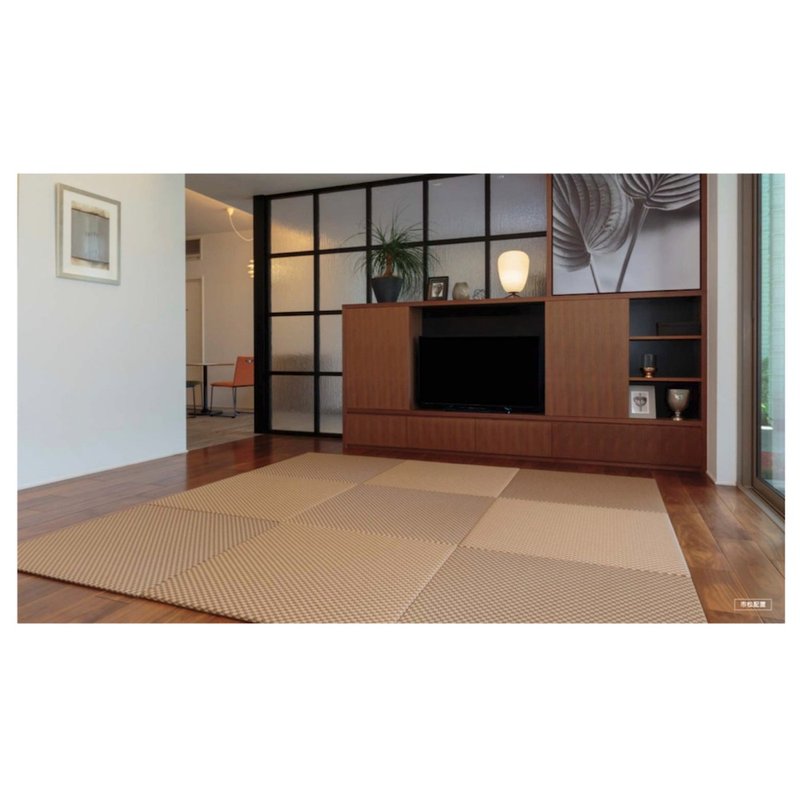 和织系列－市松 黑糖 两片组 - 地垫/地毯 - 塑料 咖啡色