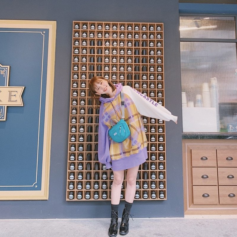 portable Mini 防泼水 随身小包 侧背包 小包 随身包 包包 松石绿 - 侧背包/斜挎包 - 防水材质 绿色