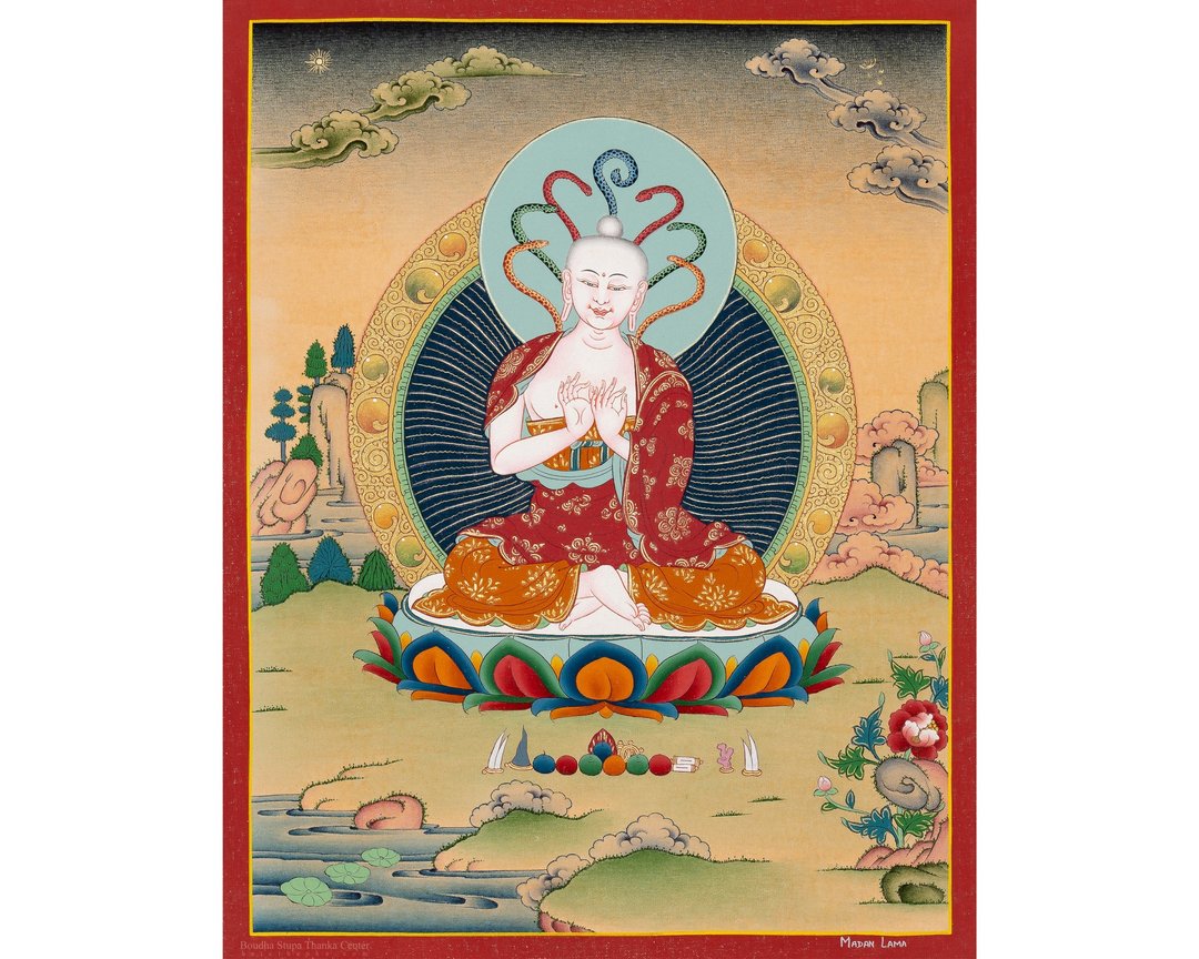传统龙树菩萨忏悔 - 墙贴/壁贴 - 其他材质 多色