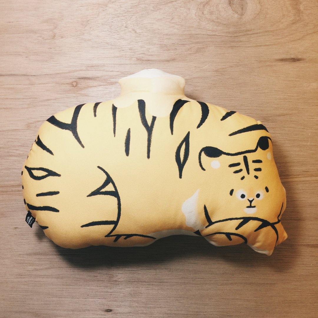 抱枕 午睡枕 - 老虎奶油 (小瑕疵品) - 枕头/抱枕 - 其他人造纤维 黄色