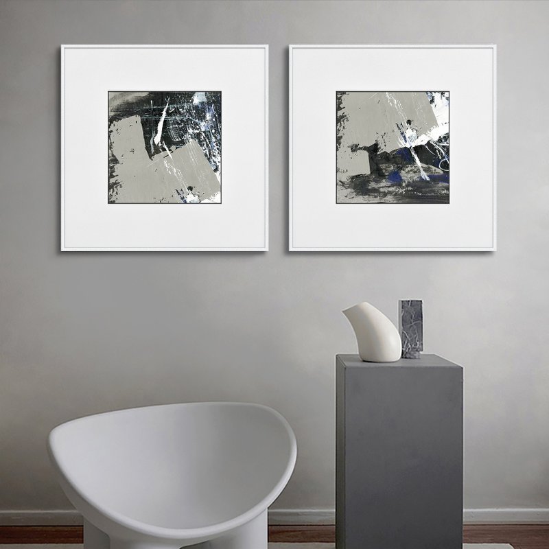 灰色默想 | 艺术微喷 | 挂画 |特色装裱 - 海报/装饰画/版画 - 木头 