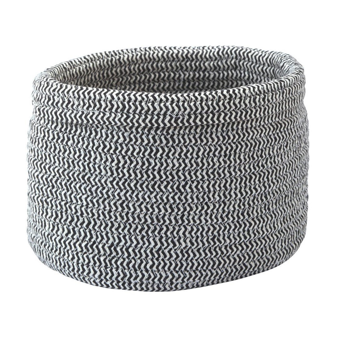 雷娜收纳篮 (小/千鸟黑) - Rena Storage Basket (Small/Black) - 收纳用品 - 棉 