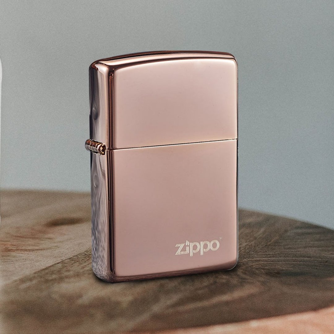 【ZIPPO官方旗舰店】玫瑰金色防风打火机 49190ZL - 其他 - 铜/黄铜 粉红色