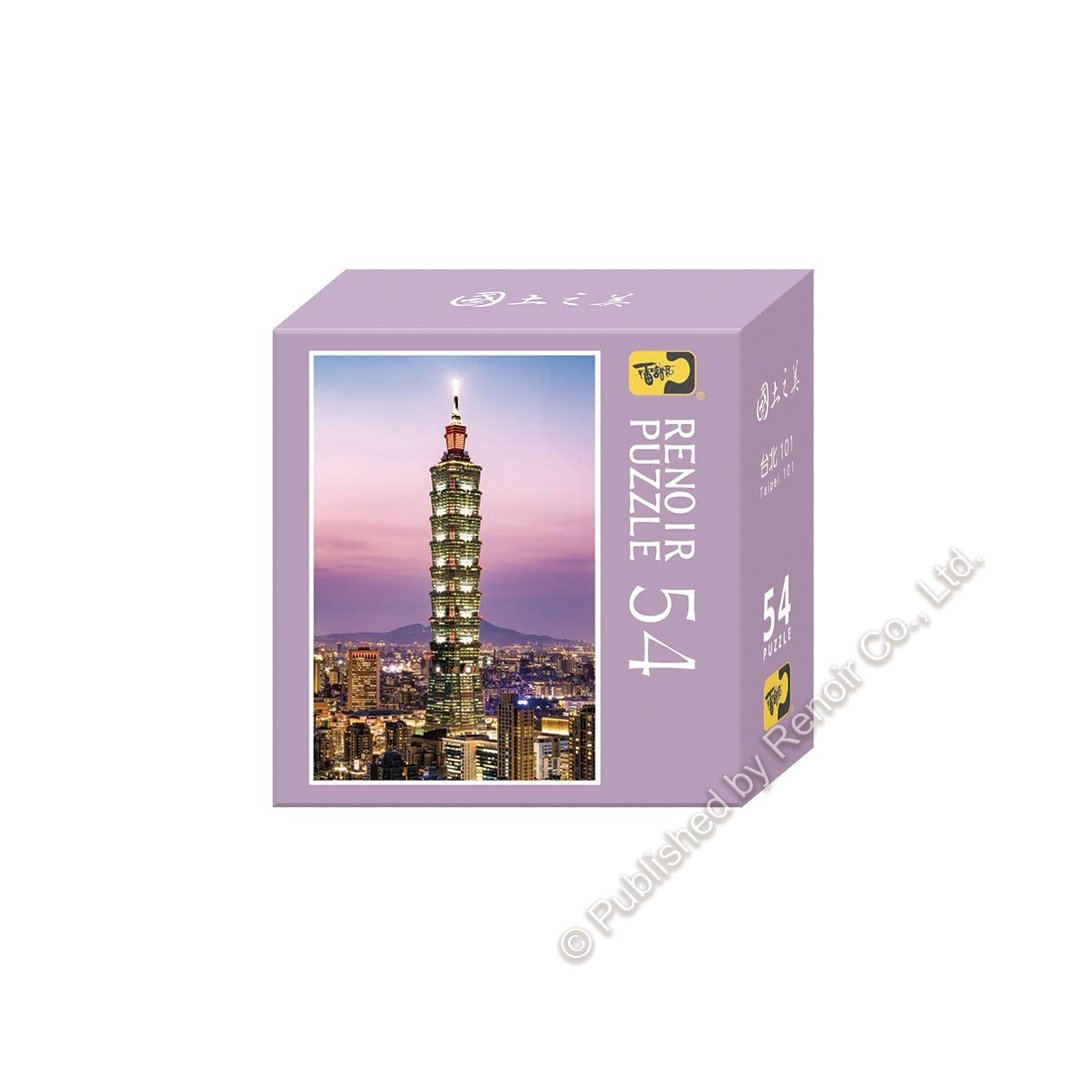 雷诺瓦拼图文化坊/台北101/54片 - 拼图 - 纸 