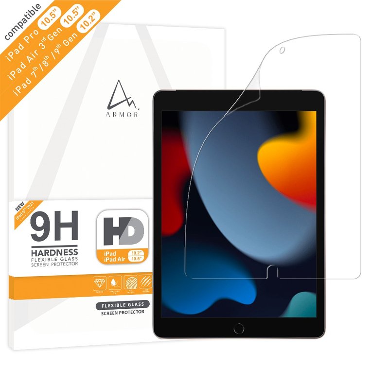 ARMOR iPad 10.2/10.5软性玻璃9H 高清萤幕保护贴 - 电脑配件 - 其他材质 