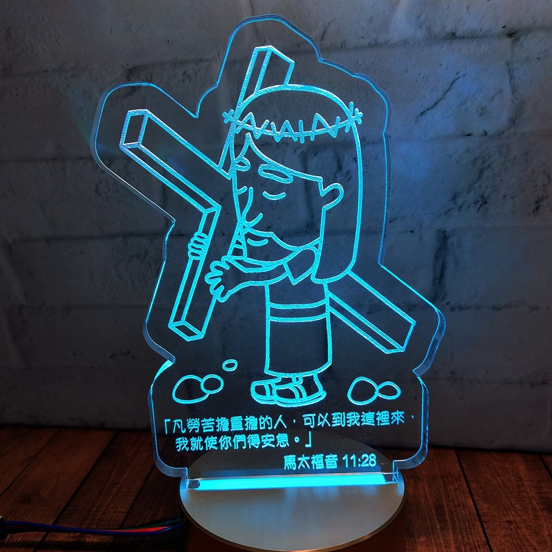 福音夜灯 - 背负 - 灯具/灯饰 - 压克力 透明