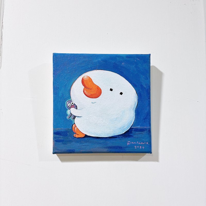 Treasure 最珍惜的 / 压克力原创画作 - 海报/装饰画/版画 - 棉．麻 蓝色