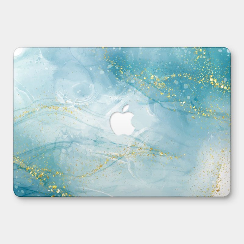 仿蓝色大理石 MacBook 超轻薄防刮保护壳 PU001 - 平板/电脑保护壳 - 塑料 蓝色