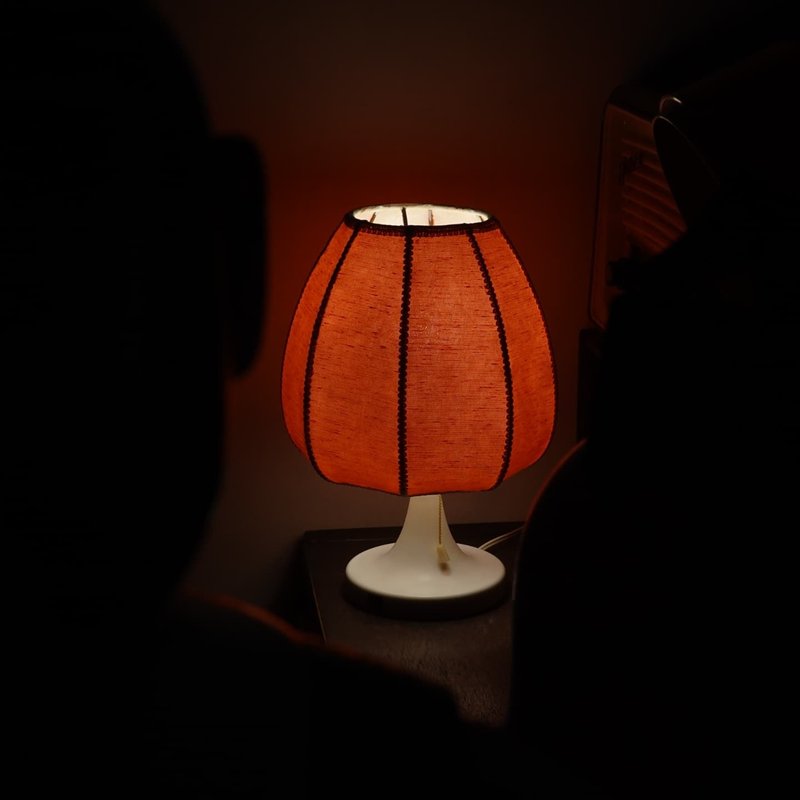 日立 火橘色灯罩夜灯 日本 1972年制 复古 摩登 - 灯具/灯饰 - 其他材质 多色