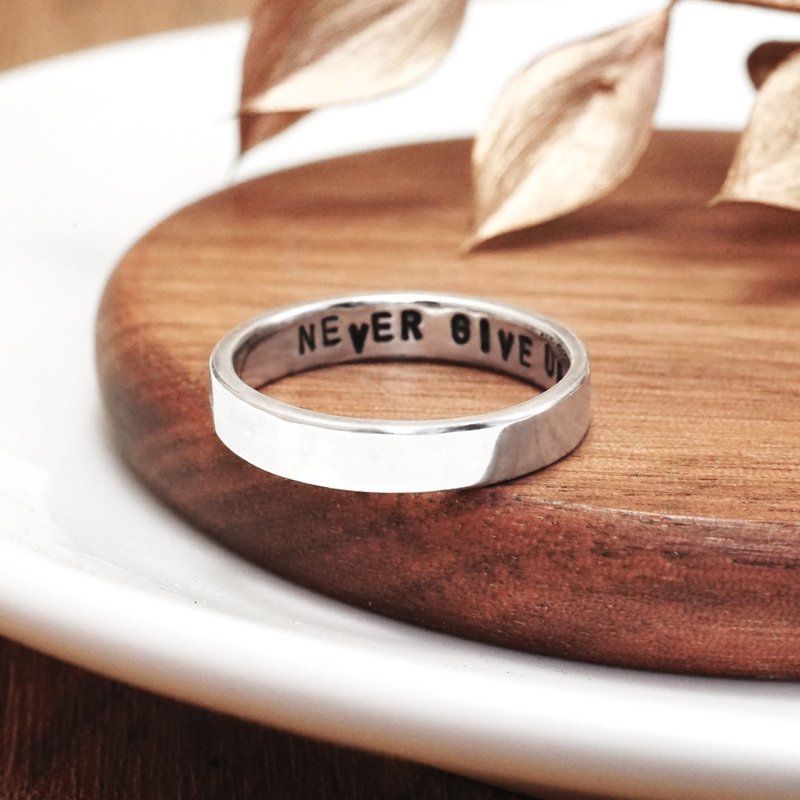 单环戒指 窄版 银戒体验课 ART64微风南山 银饰手作 文化币 - 金工/饰品 - 纯银 