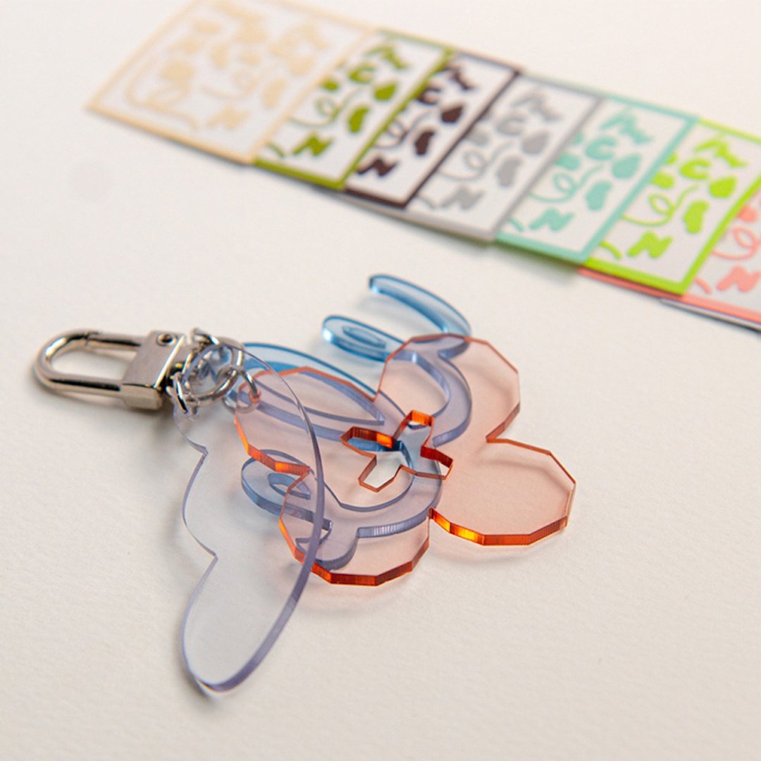 Anemone - acrylic sun keyring - 钥匙链/钥匙包 - 压克力 