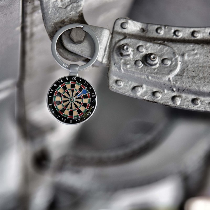 【毕业礼物】【定制化礼物】【定制化雷射刻印】飞镖钥匙圈 - 钥匙链/钥匙包 - 其他金属 多色