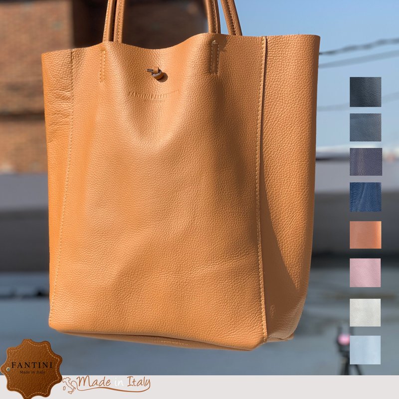 大容量购物包皮革单肩A4包 SHOPPER BAG - 手提包/手提袋 - 真皮 