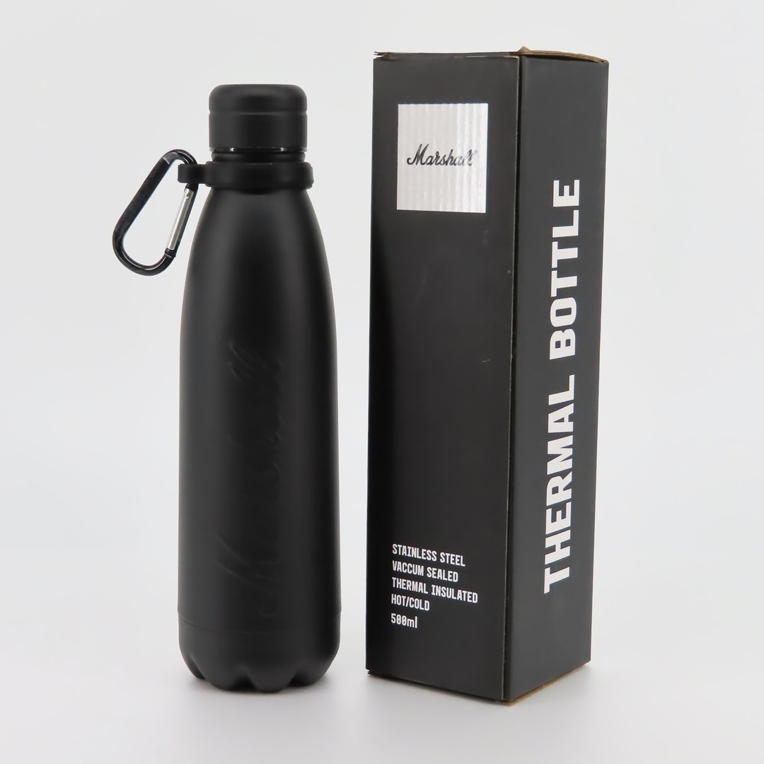 Marshall 哑黑保温水樽 500ml - 水瓶/水壶 - 其他材质 
