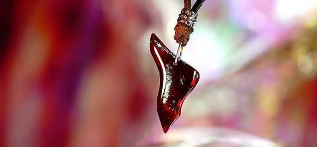 Impressive sparkling form ~ Red earth / Blue spirit ~ - 项链 - 其他金属 