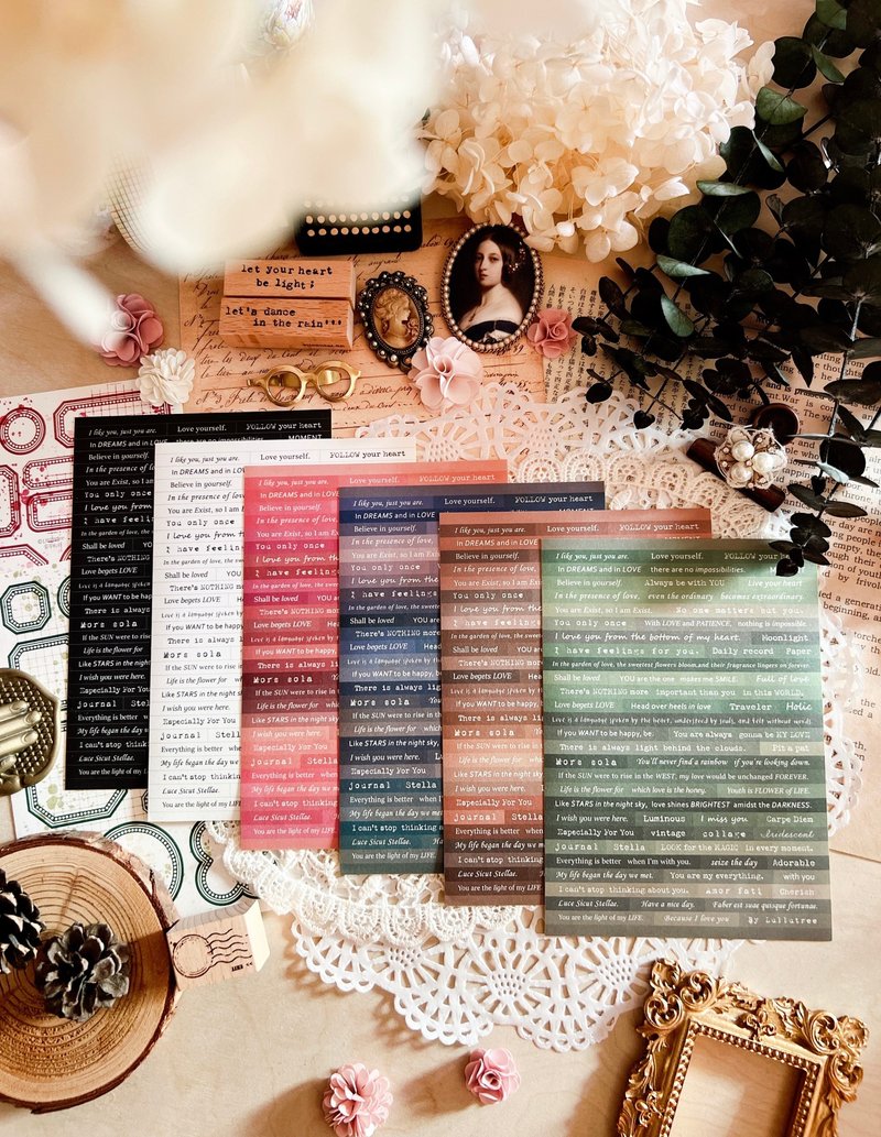 英文字母贴纸 - 贴纸 - 纸 