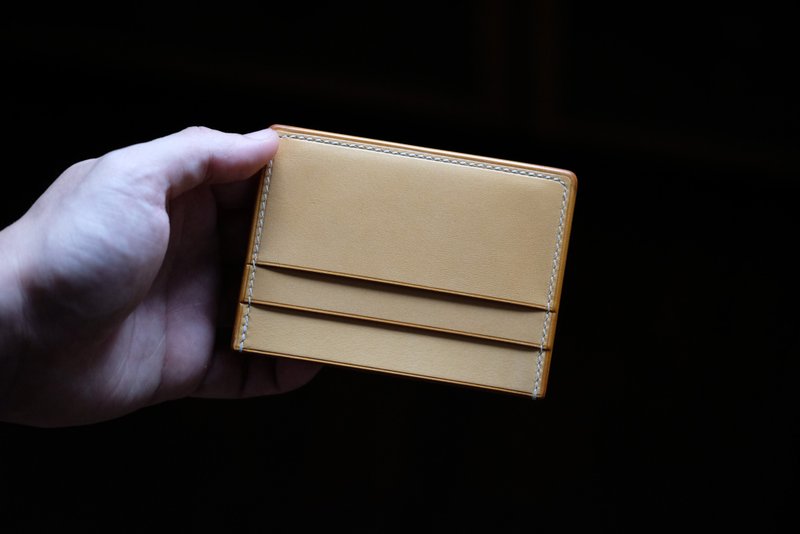 MILDY HANDS - Card Wallet D01 - 卡片夹 意大利 Buttero 牛革 - 皮夹/钱包 - 真皮 黑色