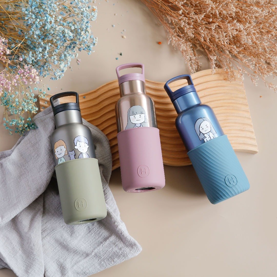 定制化礼物 【似颜绘】 360ml 保温瓶系列 - 订制画像 - 其他金属 