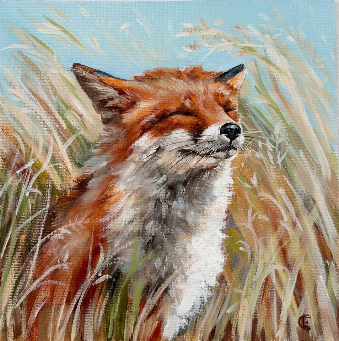 狐狸油画狐狸艺术小画狐狸艺术品 - 墙贴/壁贴 - 其他材质 