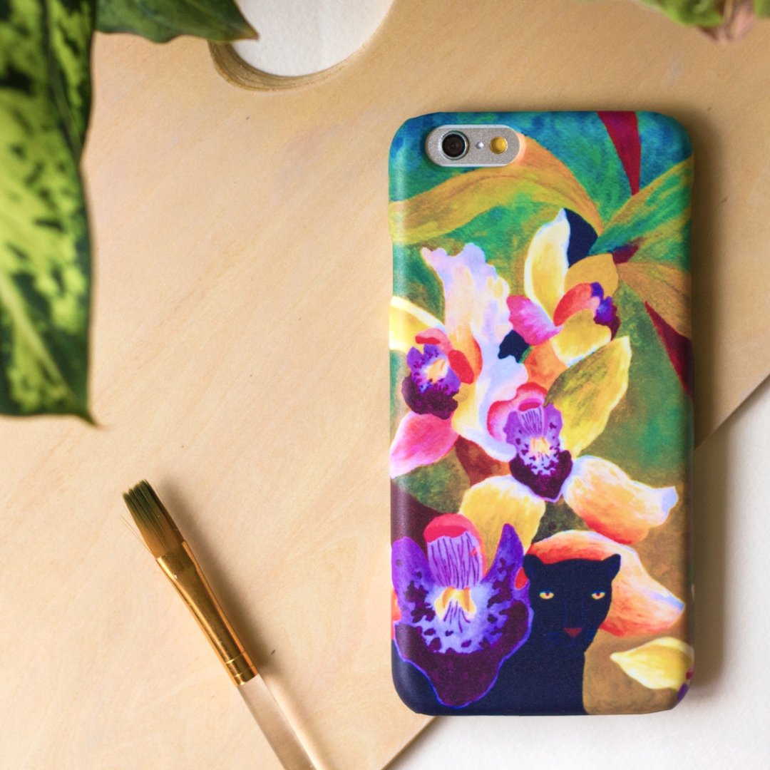 遇见黑豹,与丛林共舞. 磨砂硬壳(HTC, Samsung,Sony, LG,iPhone ) - 手机壳/手机套 - 塑料 绿色