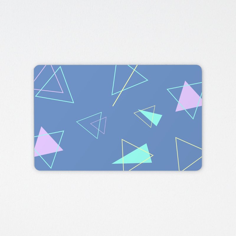 蓝紫几何 | 悠游卡 实用礼物 - 其他 - 其他材质 蓝色