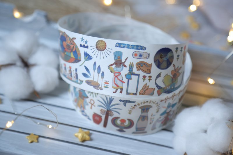 魔法兔兔在埃及 可爱兔子的神奇旅行 紙膠帶 日本畫師 - 纸胶带 - 其他材质 多色