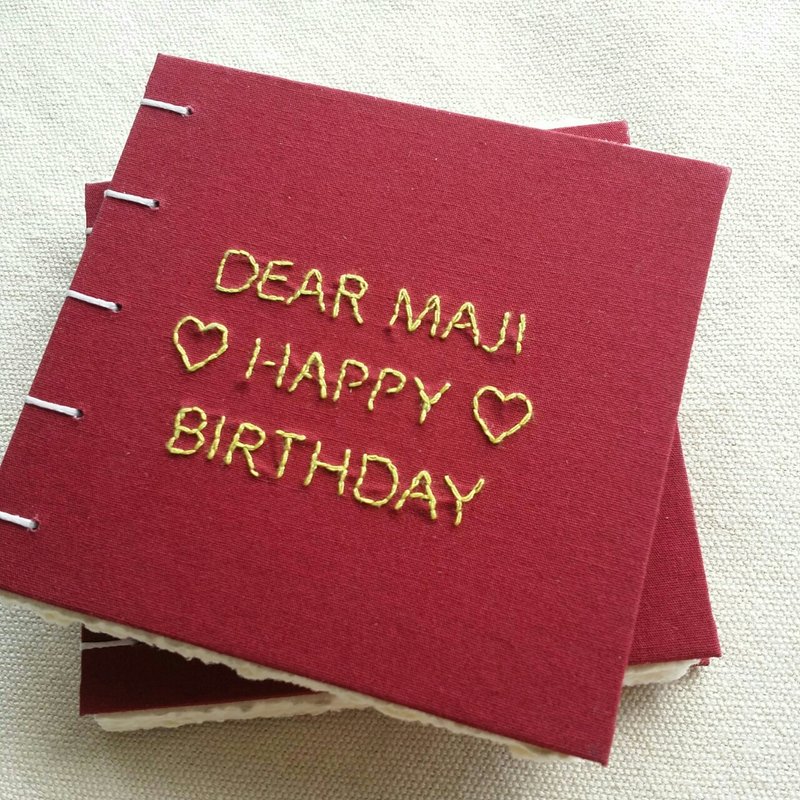 Miss Lee 订制 生日小书卡 万用卡 birthday card - 卡片/明信片 - 纸 多色
