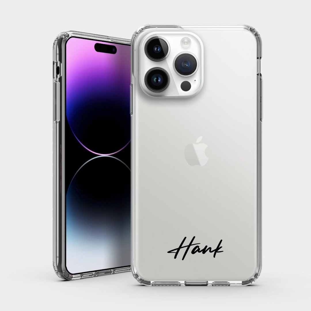 定制化英文名 IPHONE i16 i15 i14 i13 i12保护壳 透明手机壳 230 - 手机壳/手机套 - 塑料 透明