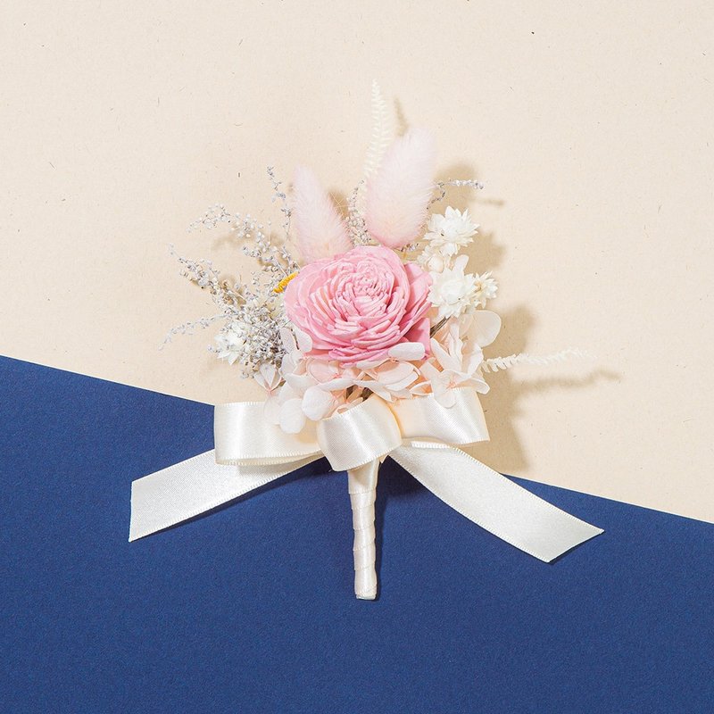 婚礼胸花 索拉花胸花 伴娘胸花 干燥胸花 长辈胸花 伴郎胸花 定制 - 干燥花/捧花 - 植物．花 