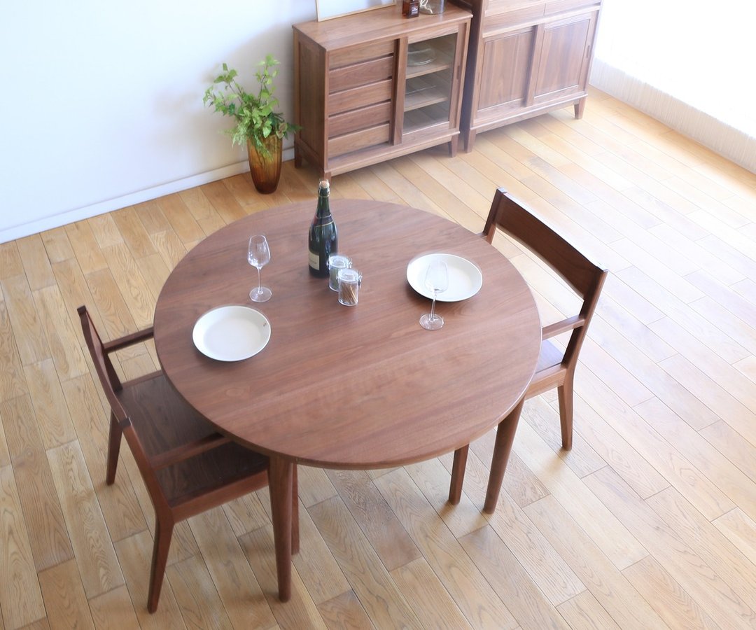 旭川家具 MUKU工房 Original MUKU 圆形餐桌 - 餐桌/书桌 - 木头 