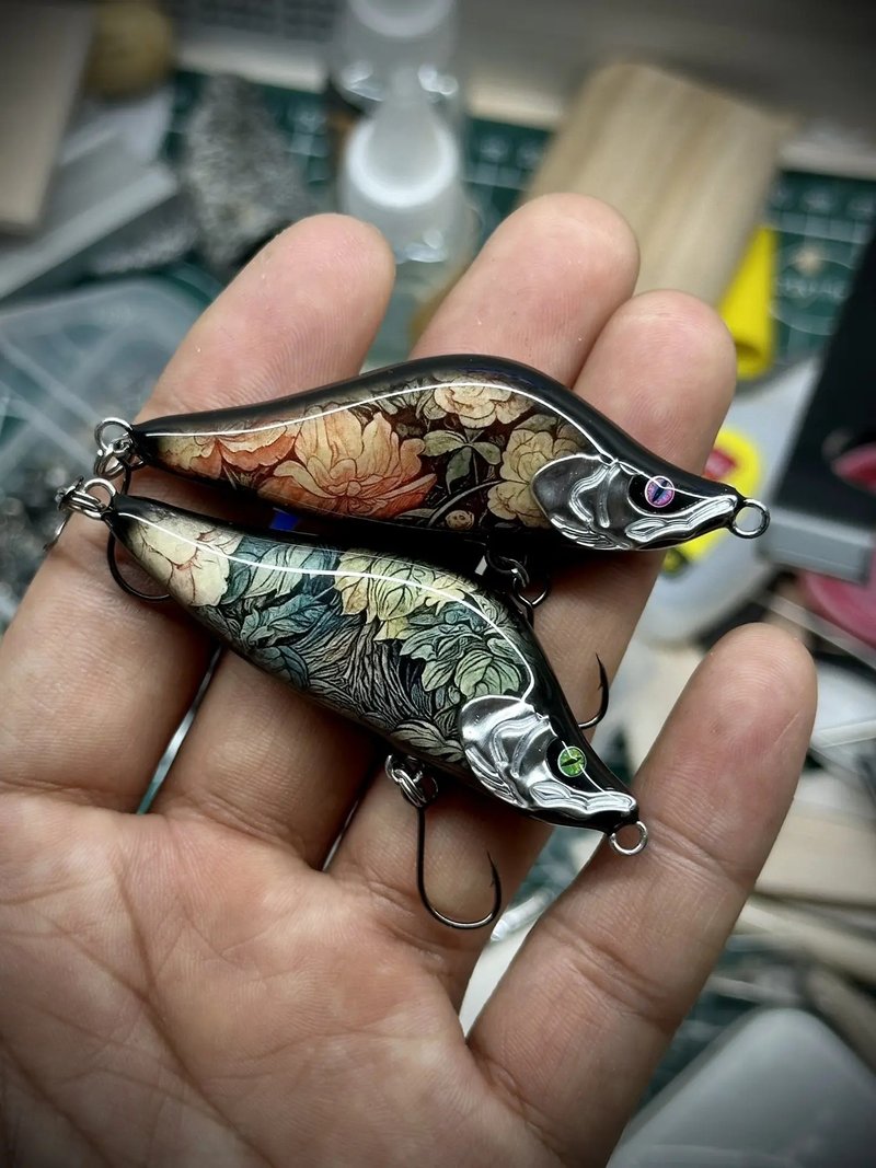 Flower Series Handcrafted Lure Bait - 其他 - 木头 
