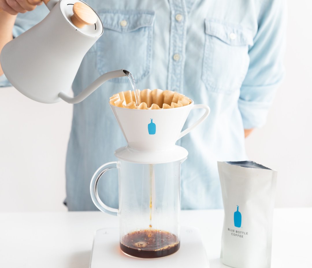 【单品】Blue Bottle 入门手冲滤杯组 - 咖啡壶/周边 - 瓷 蓝色