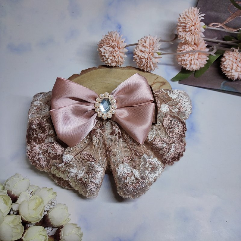 梦幻大蕾丝系列-奶茶 - 发饰 - 其他材质 金色