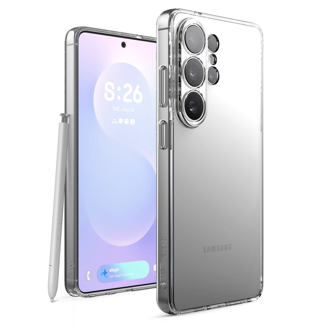 elago Galaxy S26 Ultra 防摔边框透明 Hybrid 手机壳 - 手机壳/手机套 - 塑料 透明