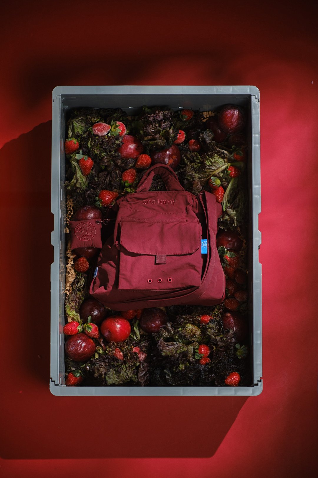 【礼物】No.8 City Bag— Merlot 梅露   (Edition 1.5) - 侧背包/斜挎包 - 尼龙 