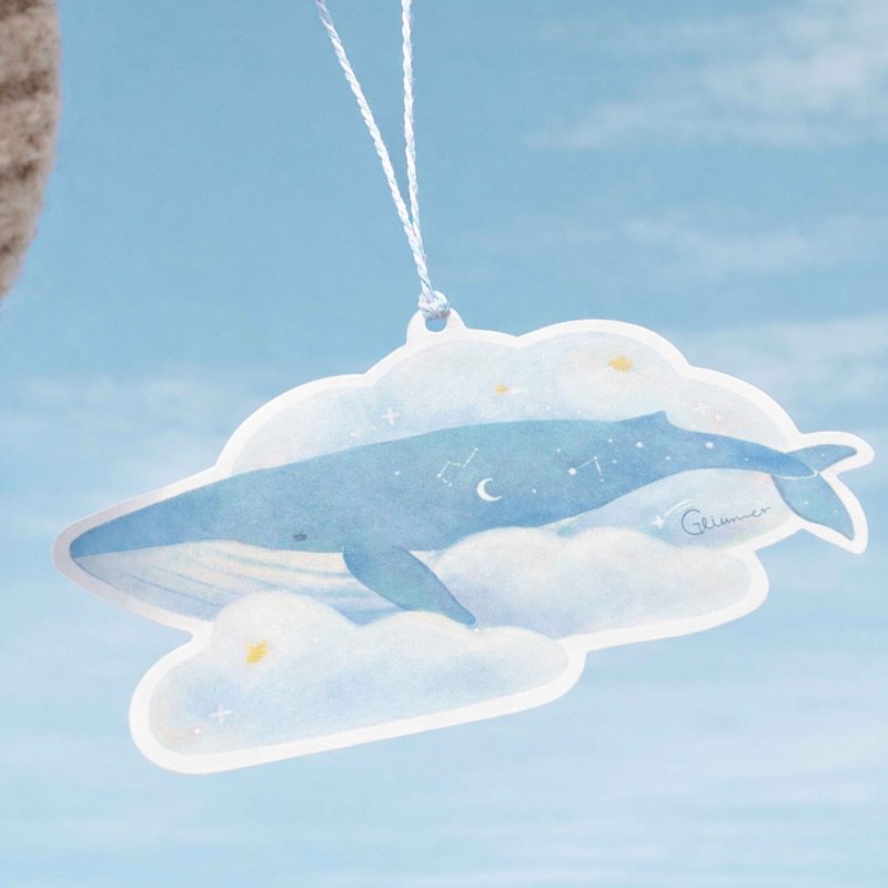 | 微光Ocean |  造型明信片_海洋系列 大翅鲸 星辰鲸 - 卡片/明信片 - 纸 蓝色