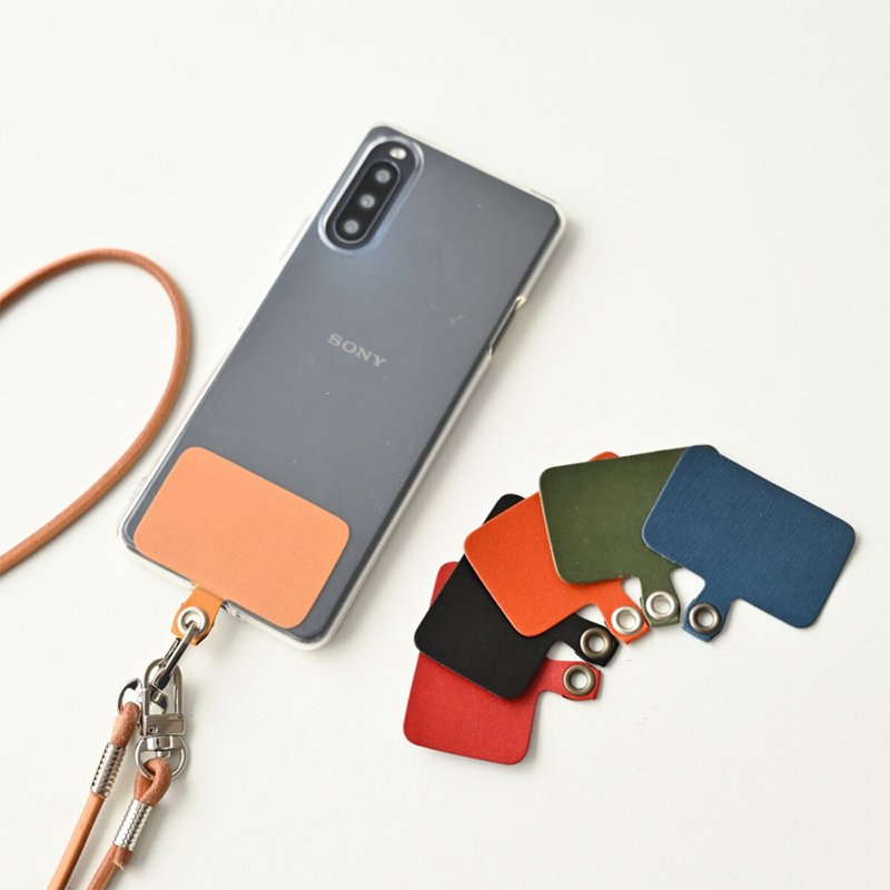 兼容多种型号 [栃木皮革肩带] 智能手机肩带 4 毫米圆形肩带真皮户外男士礼物父亲节 CF04M - 手机配件 - 真皮 咖啡色