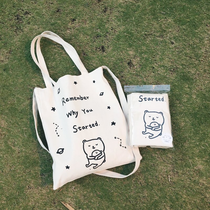 宇宙实验室 帆布袋 / 肩背 侧背 斜背 - 侧背包/斜挎包 - 棉．麻 