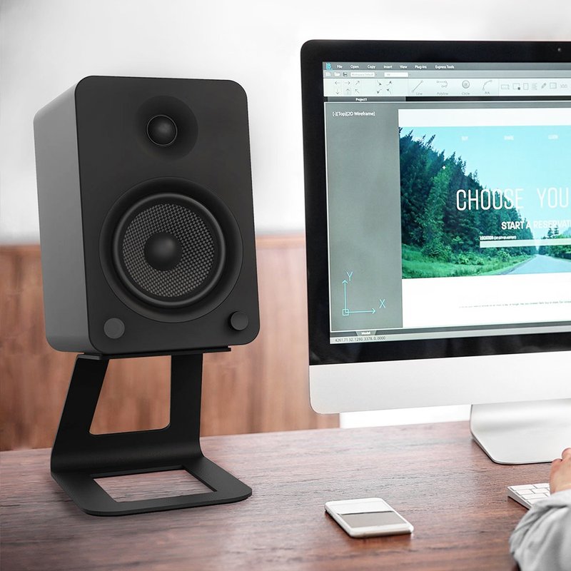 Kanto SE6 书架喇叭C型通用脚架 - 扩音器/喇叭 - 其他金属 黑色